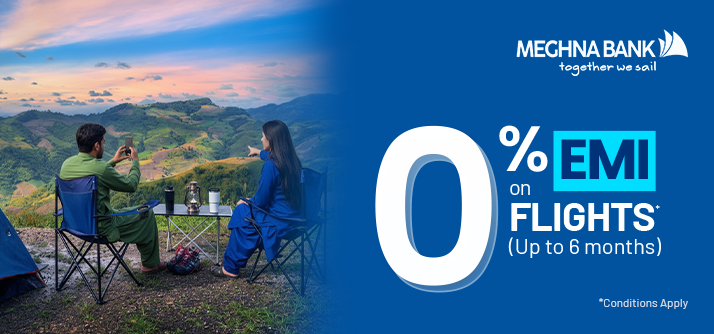 0% EMI for 6 Months with exclusive discount for Meghna Bank credit cardholders image