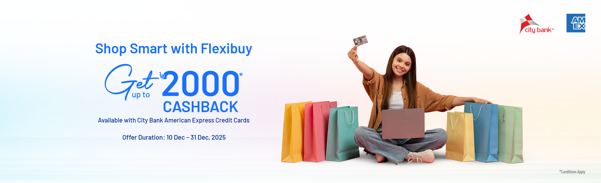 Year-End FlexiBuy Rewards – Enjoy Up to BDT 2,000 Cashback!