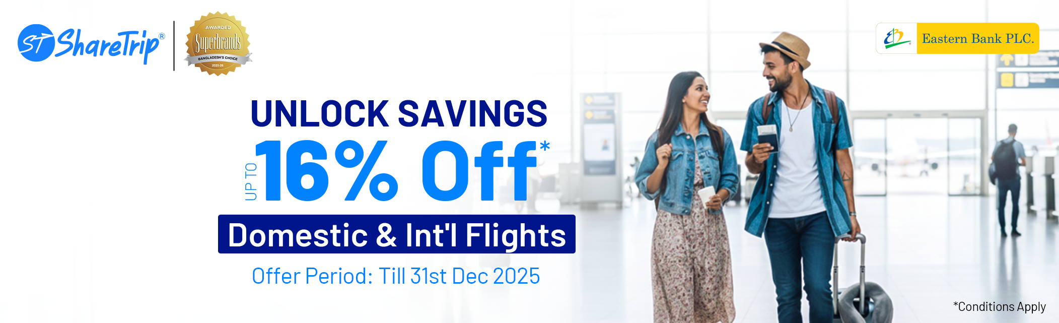 Year End Flight Deals with EBL