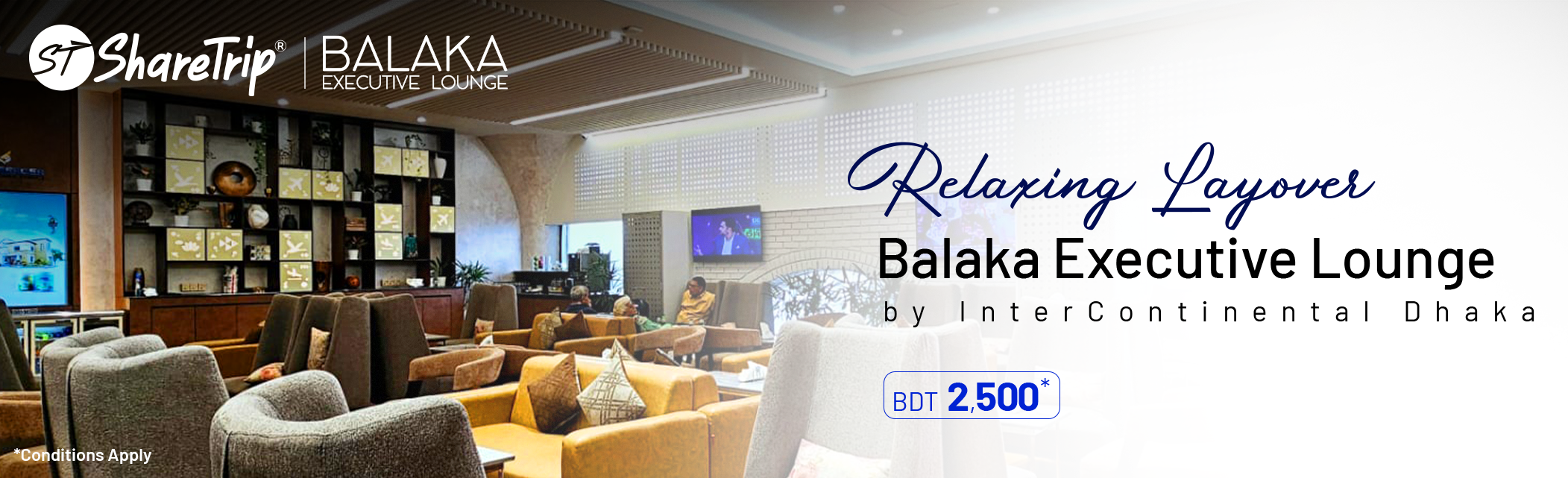 Balaka Executive Lounge Access for ShareTrip Customers
