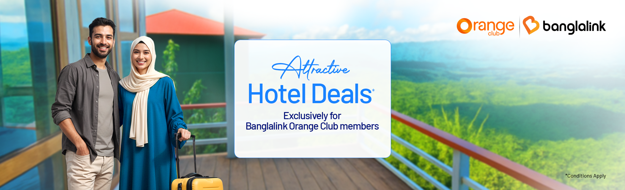 Exclusive offer on Domestic Hotels & Resorts for Banglalink Orange Club Members