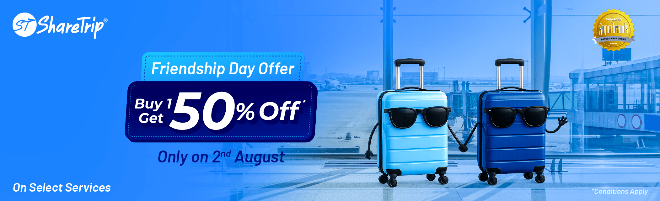 Celebrate Friendship Day with ShareTrip