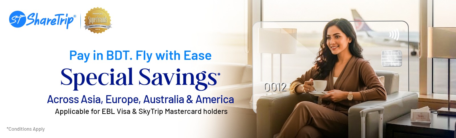 Special savings on SOTO flights with EBL