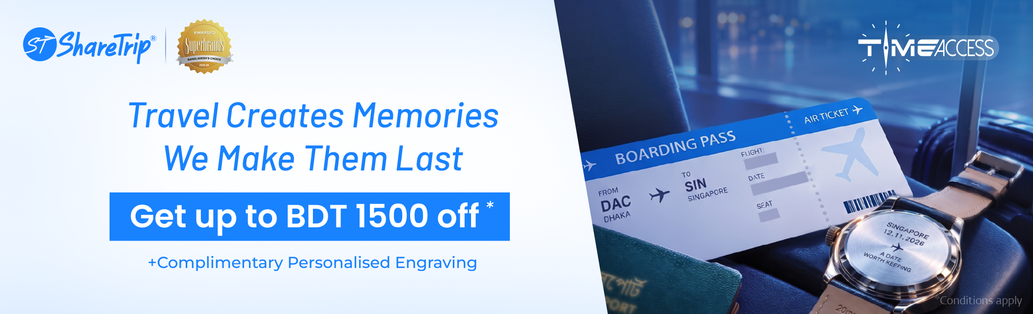 TIME Access x ShareTrip: Time to Save, Time to Travel