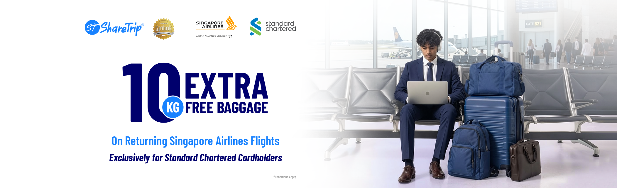 Fly Home with 10KG Extra – Standard Chartered x Singapore Airlines